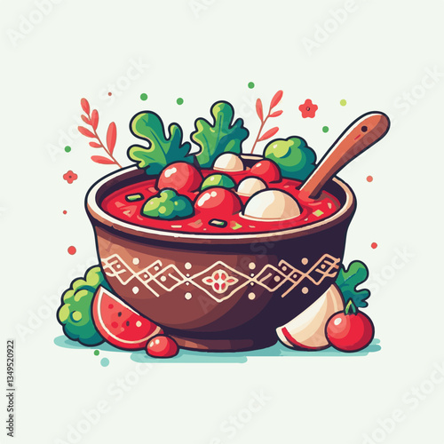 soup, food, borscht, bowl, ukrainian, dish, lunch, dinner, vegetable, beet, cream, cuisine, borsch, beetroot, red, meat, traditional, healthy, meal, homemade, hot, gourmet, plate, garlic, tasty, cooki
