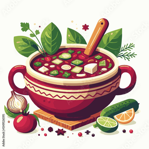 soup, food, borscht, bowl, ukrainian, dish, lunch, dinner, vegetable, beet, cream, cuisine, borsch, beetroot, red, meat, traditional, healthy, meal, homemade, hot, gourmet, plate, garlic, tasty, cooki