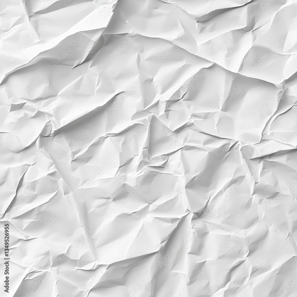 Fototapeta premium DesignCreativity Realistic Crumpled Perspective Design