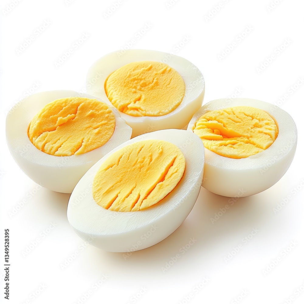 Sliced Hard-Boiled Eggs Sliced Hard-Boiled Eggs