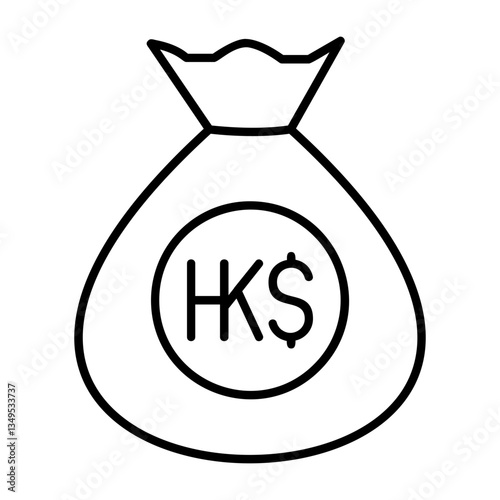 Hong Kong Dollar Note Icon