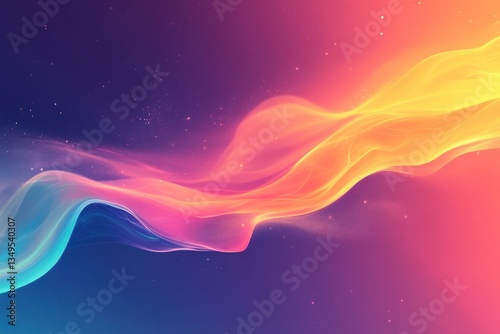 Abstract gradient background with pastel pink, yellow, and orange, dark blue and orange, featuring a empty space for text, ideal for modern and elegant designs.