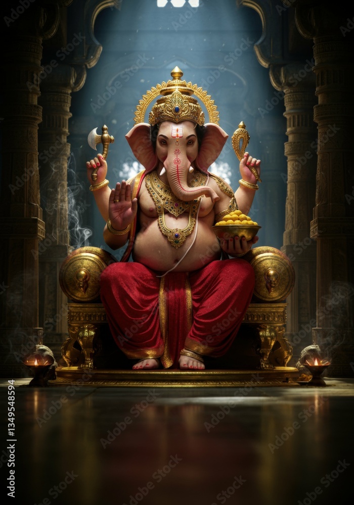 Fototapeta premium Ganpati, Lord Ganesha 