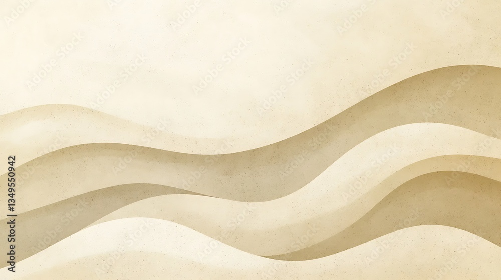 Abstract Beige Wave Pattern Background Design Abstract Beige Wave Pattern Background Design