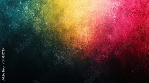 Abstract gradient background with yellow, pink, and green, black and deep red, featuring a subtle grainy effect, ideal for modern and elegant designs.