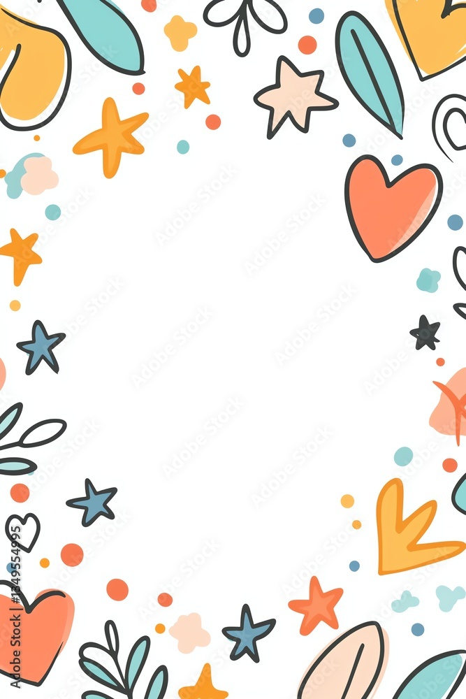 postcard template with empty center postcard template with empty center
