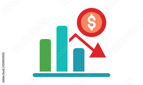 Decline Loss Negative Trend