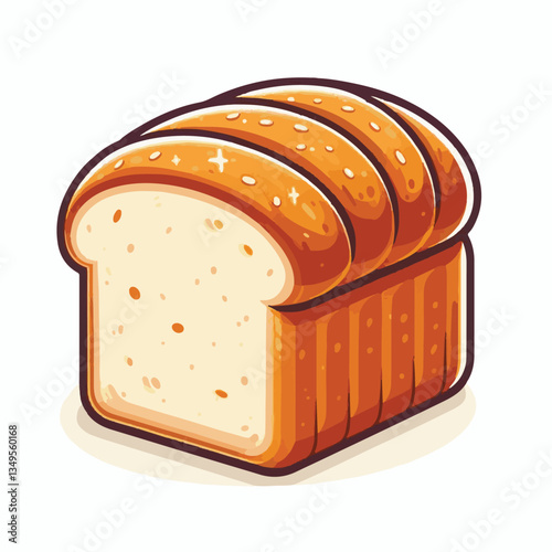 food, bread, breakfast, bakery, healthy, wheat, fresh, grain, loaf, isolated, brown, white, homemade, flour, slice, crust, background, delicious, meal, snack, eat, nutrition, closeup, bake, sliced, or