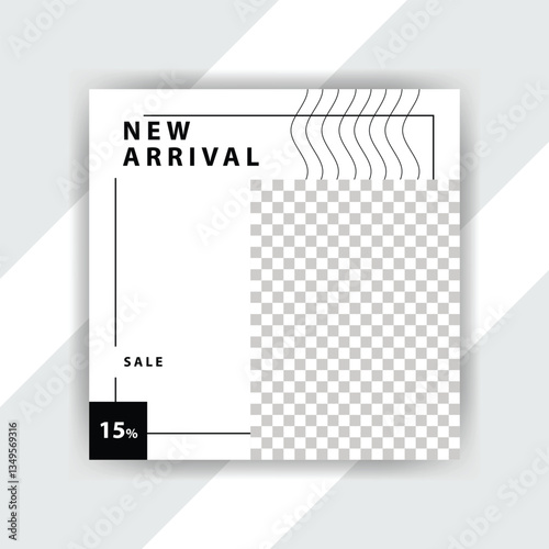 Minimalist New Arrivals Sale Social Media Template
