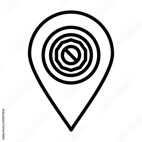 Stop symbol Icon