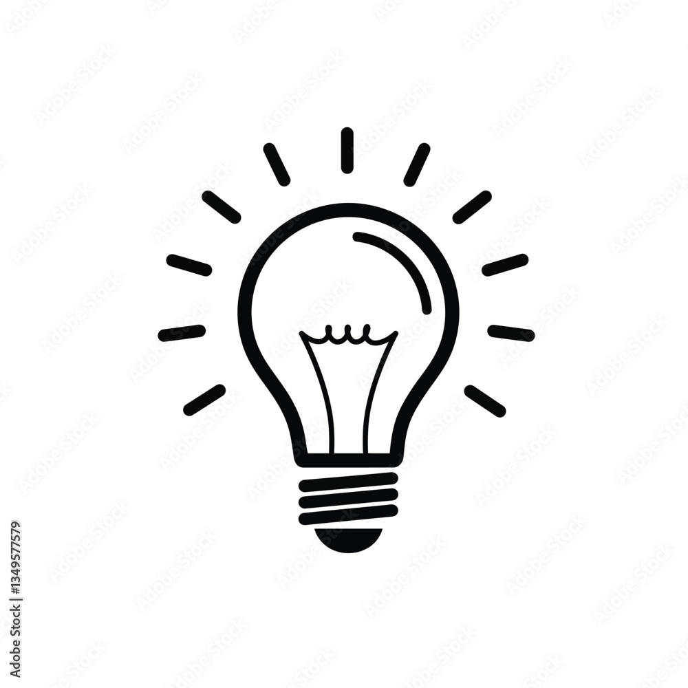 light bulb icon light bulb icon