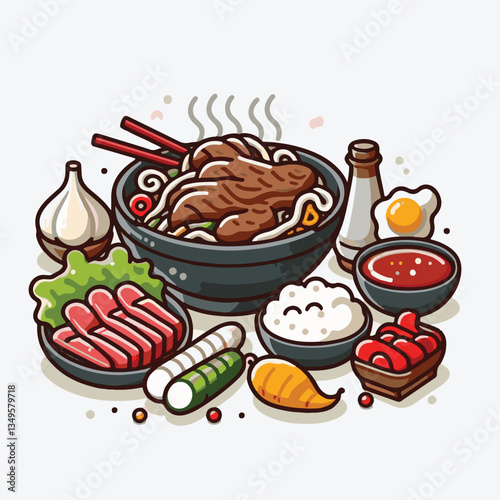 cuisine, meal, dish, meat, bulgogi, delicious, dinner, restaurant, beef, cooking, lunch, traditional, food, healthy, gourmet, asian, background, menu, spicy, plate, bbq, korean, korean food, barbecue,