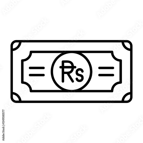 Mauritian Rupee Note Icon