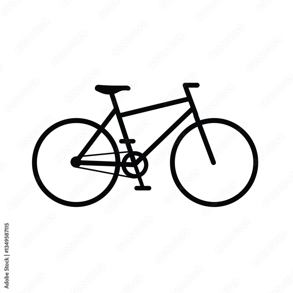 Fototapeta premium bicycle isolated on white