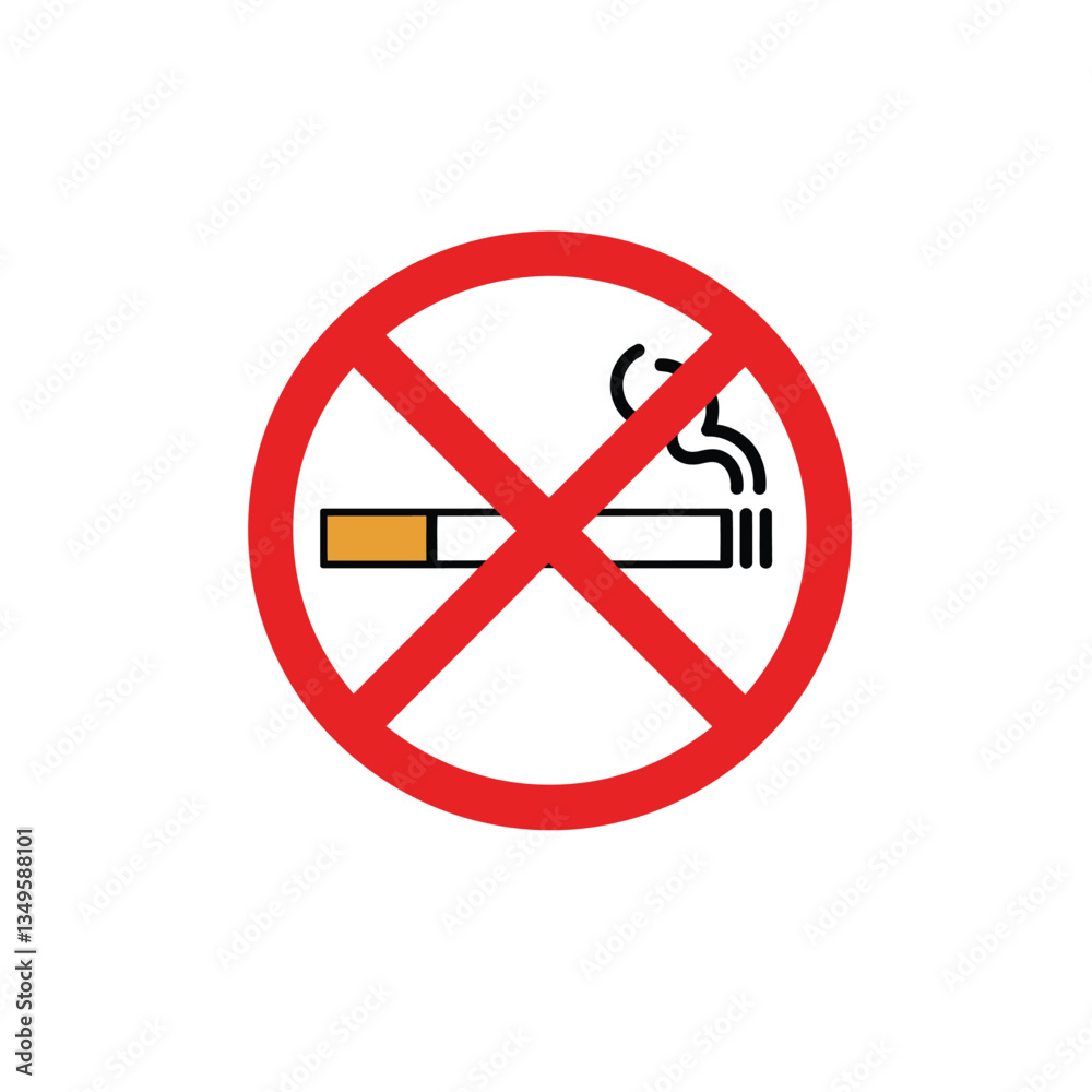 Obraz premium no smoking sign