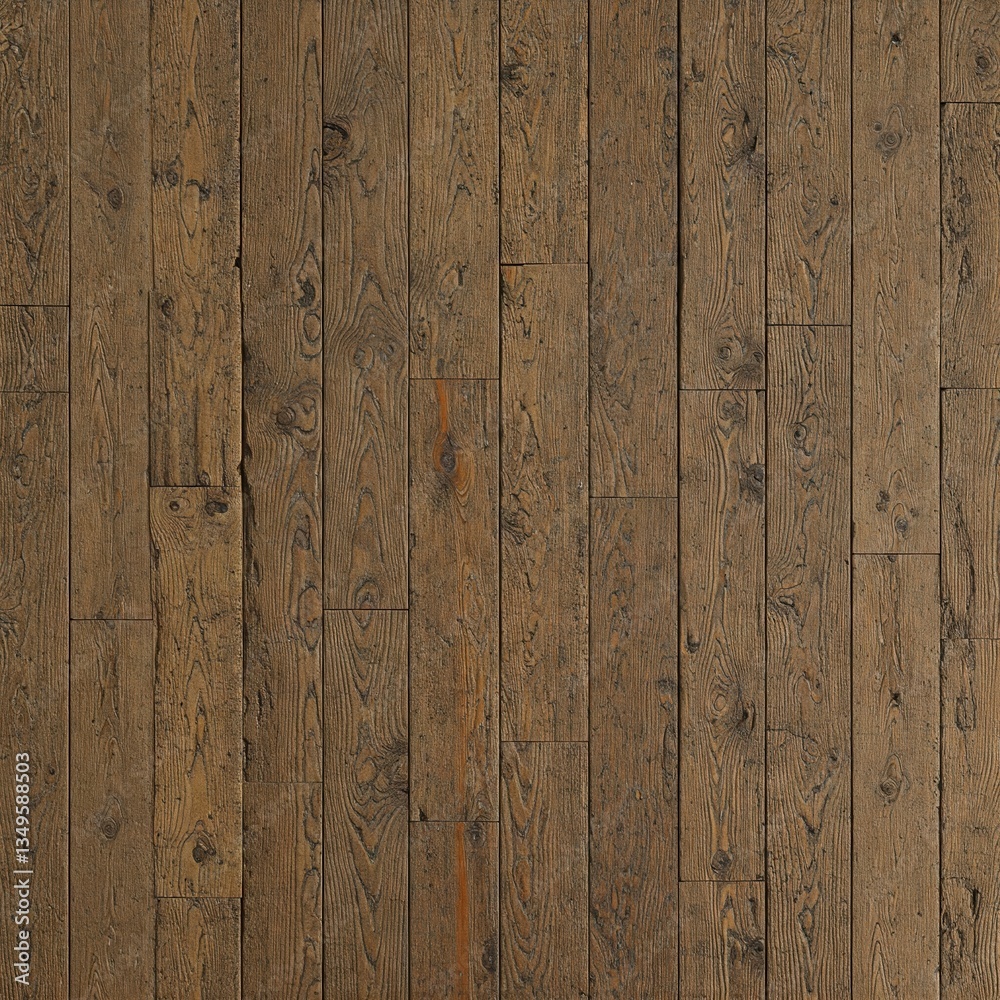 Fototapeta premium Natural wooden planks texture. Light brown timber background with unique grain patterns. Ideal for organic, rustic designs