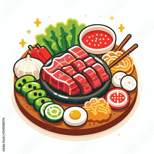 cuisine, meal, dish, meat, bulgogi, delicious, dinner, restaurant, beef, cooking, lunch, traditional, food, healthy, gourmet, asian, background, menu, spicy, plate, bbq, korean, korean food, barbecue,