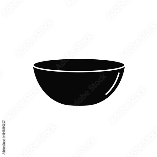 bowl on white background