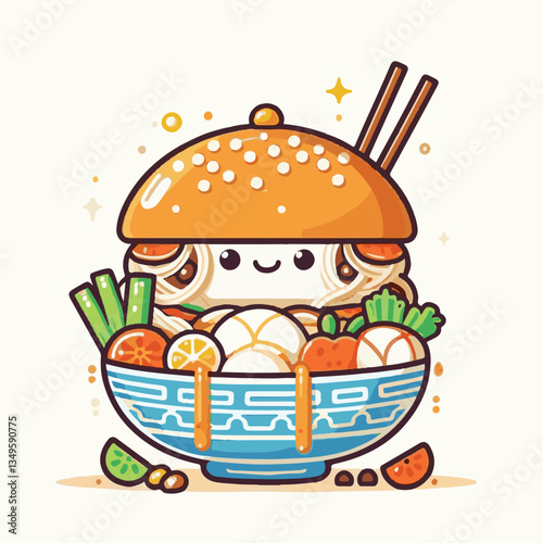 food, meat, lunch, cuisine, asian, delicious, sauce, traditional, meal, vietnamese, fresh, noodle, pork, vietnam, soup, vegetable, hanoi, dish, vermicelli, grilled, bun cha, chopsticks, bun, bowl, bac