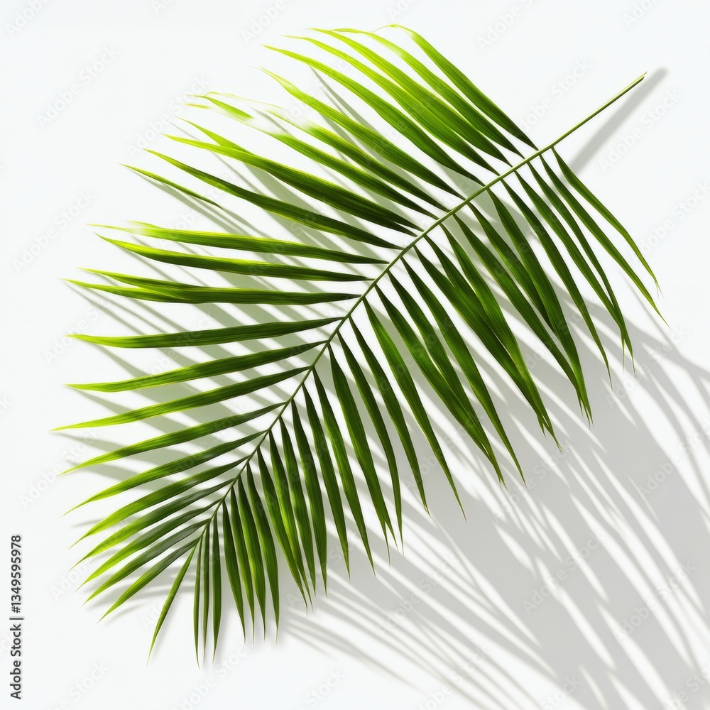 Obraz premium Generic Realistic Palm Overview Naturally Shadow Leaf