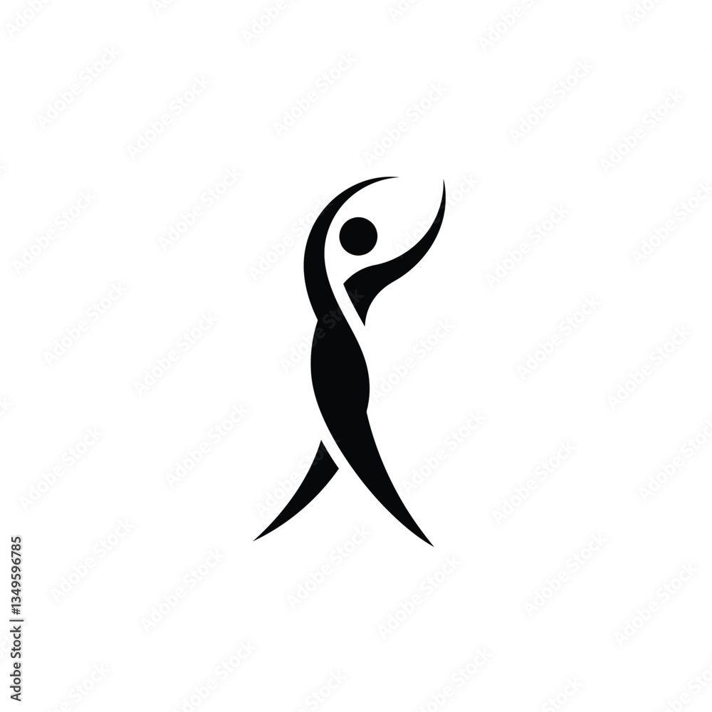 Fototapeta premium Physiotherapy logo icon