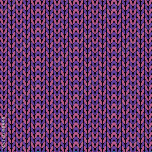 Knitted background pattern wallpaper knitting decorative print handmade textile knitting handiwork	