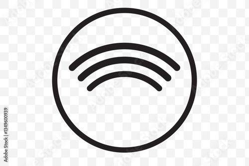 General icon of Spotify application .