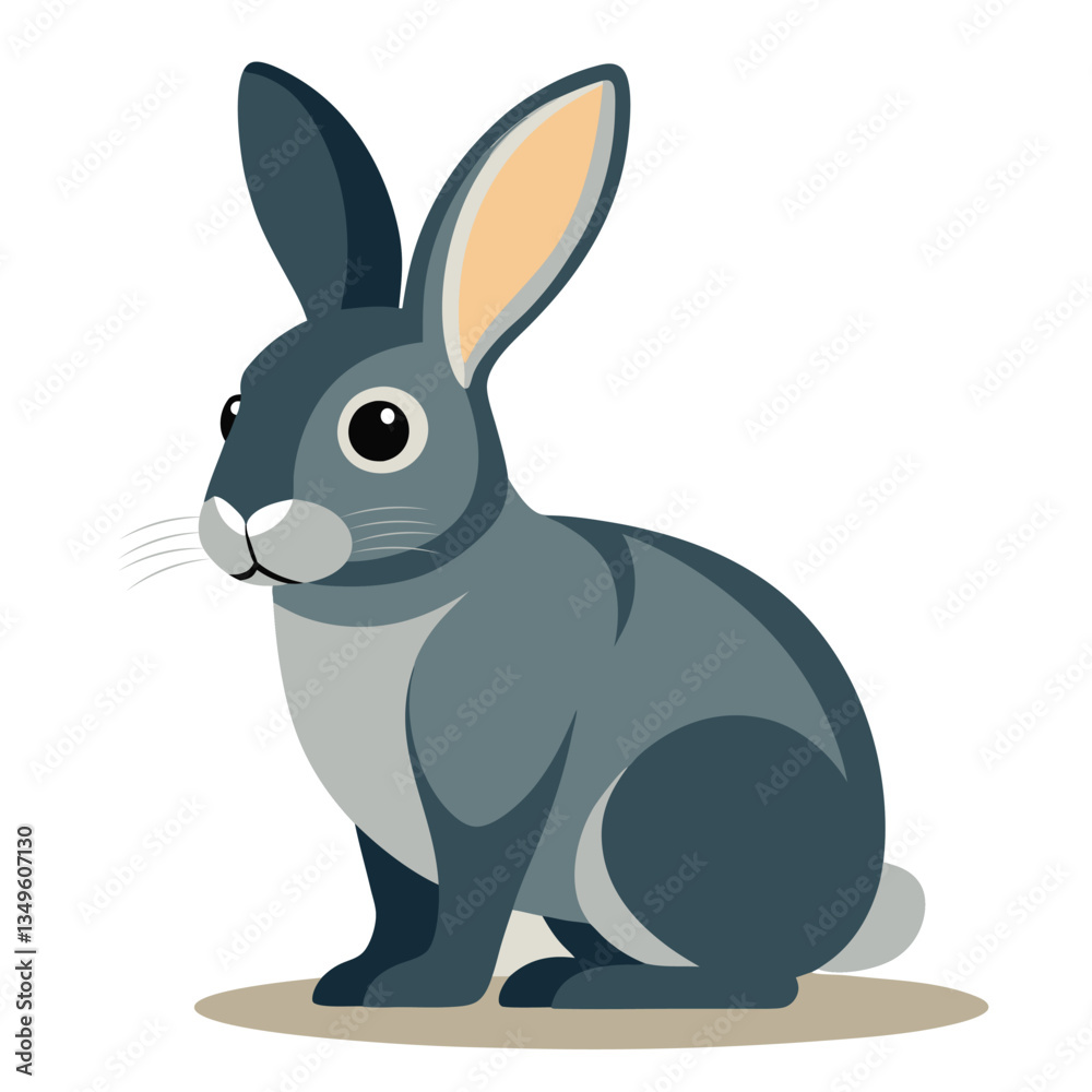 Obraz premium Rabbit character vector cute animal-4