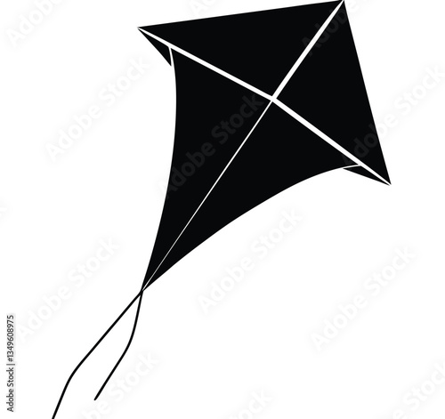 Colorful Stunt Kite in Flight, High-Performance Aerobatic Kite for Outdoor Fun
