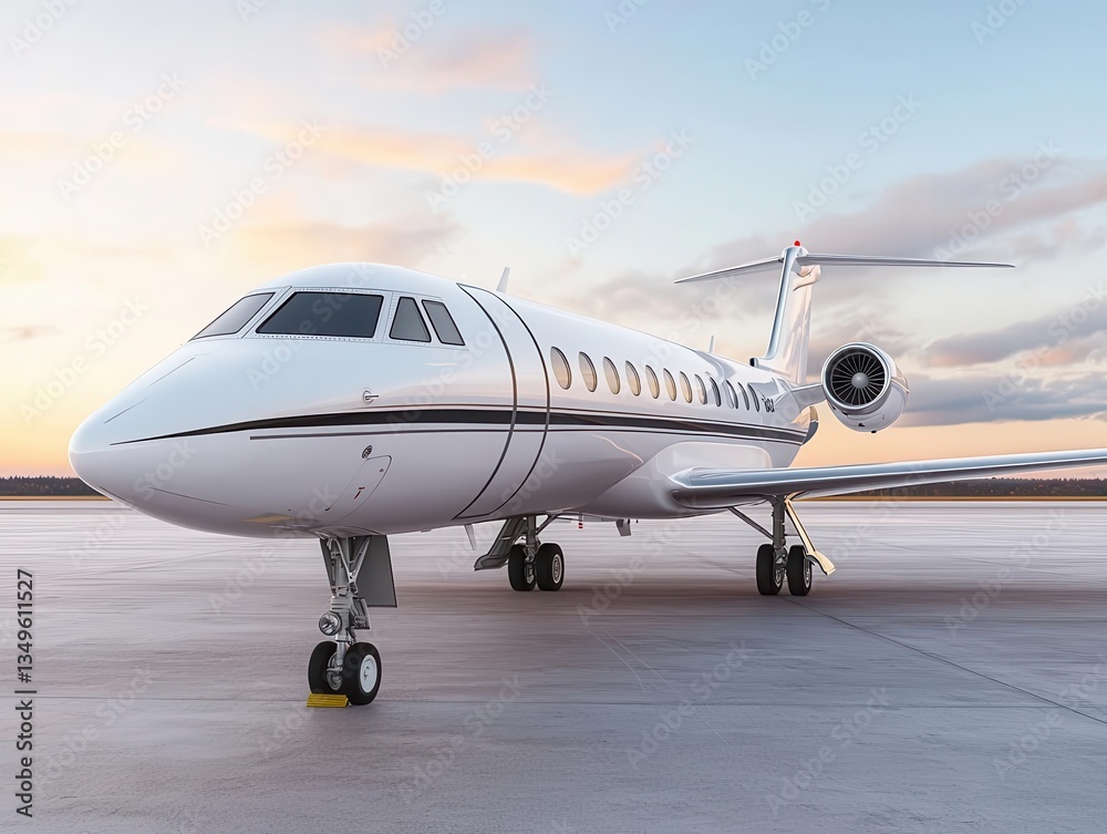 Private jet with an advanced deicing system, utilizing nanocoating technology to prevent ice buildup on wings Private jet with an advanced deicing system, utilizing nanocoating technology to prevent ice buildup on wings