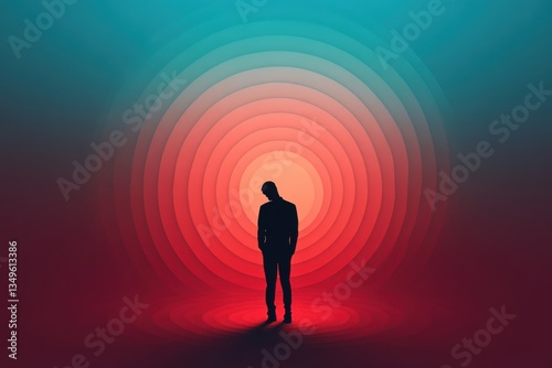 Understanding agoraphobia through a minimalist graphic depicting anxiety and comfort zones