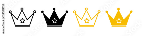 Crown icons collection
