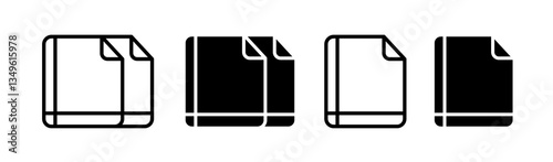 Handkerchief icons collection