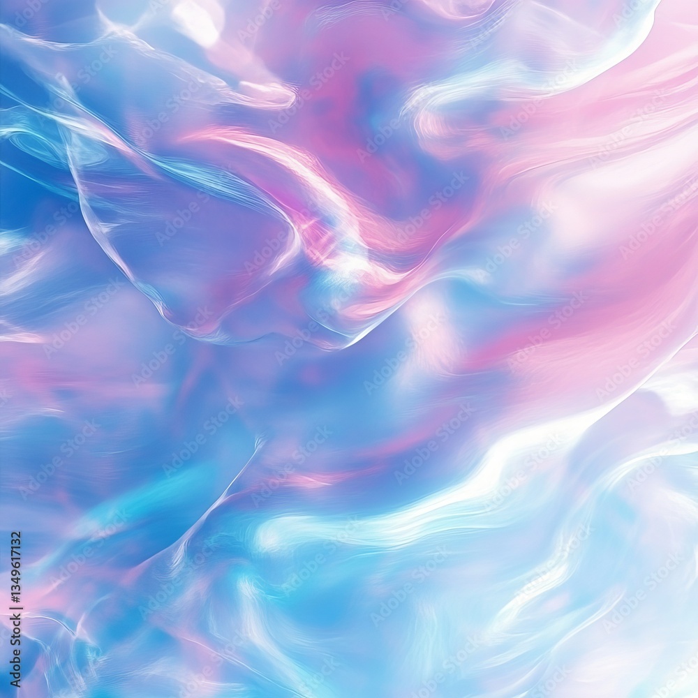 Obraz premium Generic Modern Holographic View Effect Blue Background.