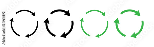 Recycle icons collection