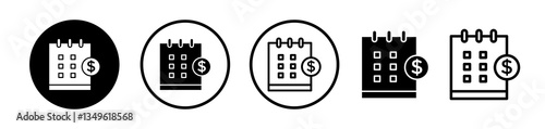 Salary day icons collection