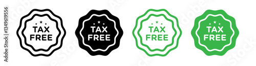 Tax free icons collection