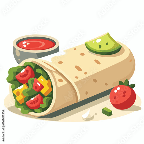 food, meal, restaurant, meat, burrito, menu, fast, delicious, lunch, dinner, snack, mexican, background, dish, beef, chicken, salad, isolated, grilled, bread, wrap, vegetable, set, collection, plate, 