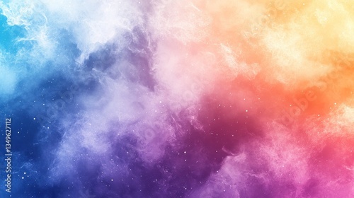 Abstract gradient background with blue to orange, pastel purple, pink, and white, featuring a highly detailed, ideal for modern and elegant designs.