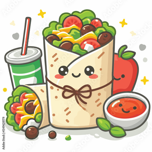 food, meal, restaurant, meat, burrito, menu, fast, delicious, lunch, dinner, snack, mexican, background, dish, beef, chicken, salad, isolated, grilled, bread, wrap, vegetable, set, collection, plate, 