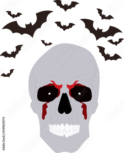 Halloween, Halloween Skull Bats