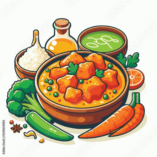food, dinner, delicious, indian, chicken, traditional, cuisine, dish, meal, butter chicken, spicy, curry, restaurant, lunch, meat, rice, asian, tikka, masala, bowl, recipe, background, plate, tasty, c