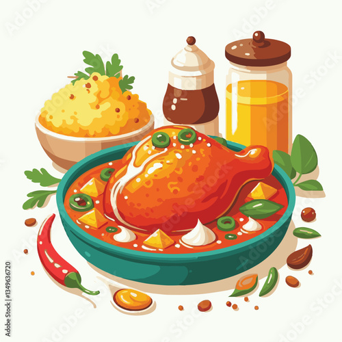 food, dinner, delicious, indian, chicken, traditional, cuisine, dish, meal, butter chicken, spicy, curry, restaurant, lunch, meat, rice, asian, tikka, masala, bowl, recipe, background, plate, tasty, c