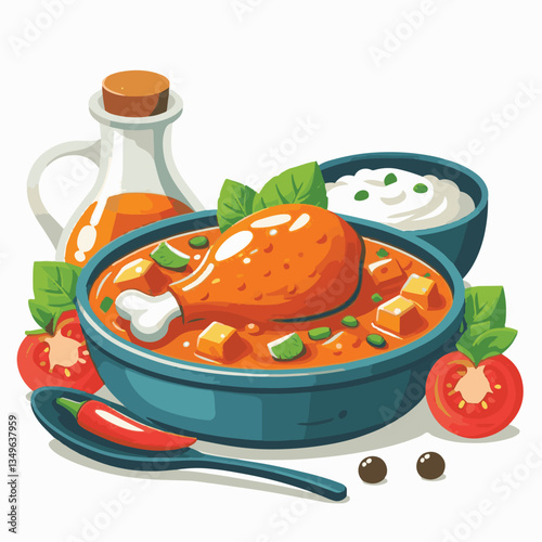 food, dinner, delicious, indian, chicken, traditional, cuisine, dish, meal, butter chicken, spicy, curry, restaurant, lunch, meat, rice, asian, tikka, masala, bowl, recipe, background, plate, tasty, c