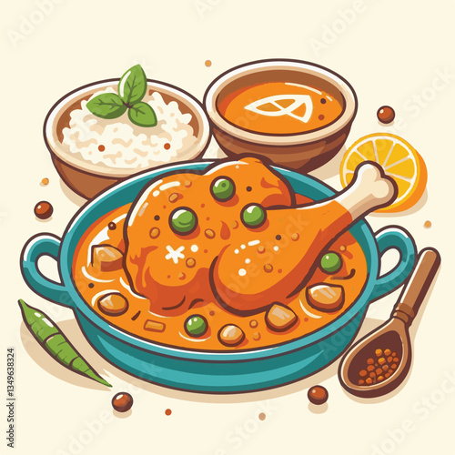 food, dinner, delicious, indian, chicken, traditional, cuisine, dish, meal, butter chicken, spicy, curry, restaurant, lunch, meat, rice, asian, tikka, masala, bowl, recipe, background, plate, tasty, c