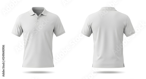3D Polo Shirt Mockup for Apparel Design. AI Generate