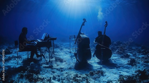 musical concert on the ocean floor