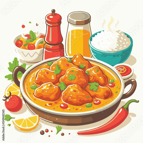 food, dinner, delicious, indian, chicken, traditional, cuisine, dish, meal, butter chicken, spicy, curry, restaurant, lunch, meat, rice, asian, tikka, masala, bowl, recipe, background, plate, tasty, c