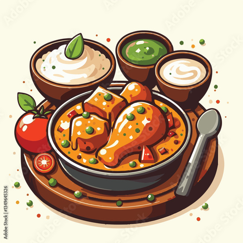 food, dinner, delicious, indian, chicken, traditional, cuisine, dish, meal, butter chicken, spicy, curry, restaurant, lunch, meat, rice, asian, tikka, masala, bowl, recipe, background, plate, tasty, c