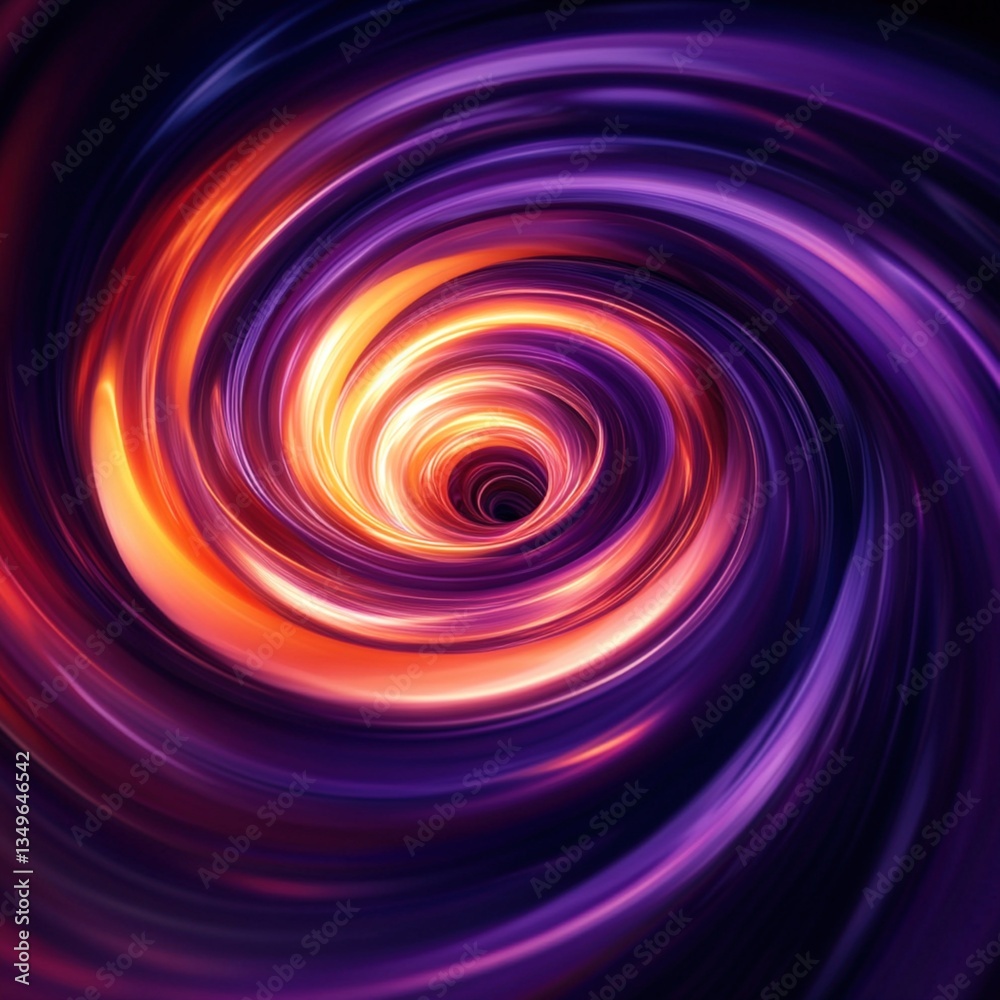 Fototapeta premium Abstract swirling vortex of vibrant colors (31)